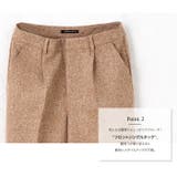 好印象に決めたいときのきちんとツイード調テーパードパンツ | aquagarage | 詳細画像9