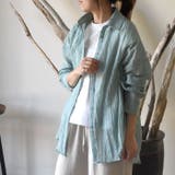 ペールブルー | ふんわりとした素材感と透け感が魅力のシアーシャツ | aquagarage