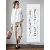 首周りを華やかに演出!フロントタックチャーム付きブラウス | aquagarage | 詳細画像4