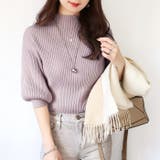 ぽわん袖ニットトップス | aquagarage | 詳細画像11