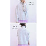 ふわふわの質感でチクチクしない!ボトルネックボリューム袖ニット | aquagarage | 詳細画像14