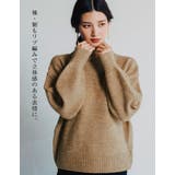 ふわふわの質感でチクチクしない!ボトルネックボリューム袖ニット | aquagarage | 詳細画像7