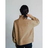 ふわふわの質感でチクチクしない!ボトルネックボリューム袖ニット | aquagarage | 詳細画像9