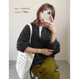 ゆるシルエットキーネックニット | aquagarage | 詳細画像12