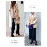 ゆるシルエットキーネックニット | aquagarage | 詳細画像17