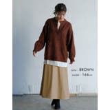 ゆるシルエットキーネックニット | aquagarage | 詳細画像23