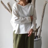 ホワイト | ロングシーズン着こなせる!ドルマンスリーブカットソー | aquagarage