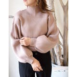 可愛く着痩せする♪長袖バルーンスリーブニット | aquagarage | 詳細画像19