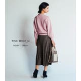 クルーネックに大ぶりのパールを施した上品なニットトップス | aquagarage | 詳細画像12