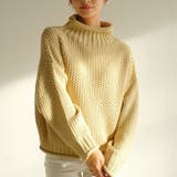 着るだけで旬コーデ見えする優秀アイテム! ハイネックチャンキーニット | aquagarage | 詳細画像2