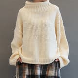アイボリー | 着るだけで旬コーデ見えする優秀アイテム! ハイネックチャンキーニット | aquagarage