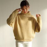 ベージュ | 着るだけで旬コーデ見えする優秀アイテム! ハイネックチャンキーニット | aquagarage