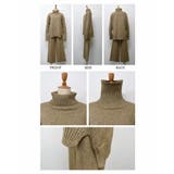 単品使いOKで着回し力抜群！タートルネックニットセットアップ | aquagarage | 詳細画像31 