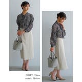 女性らしいムードが感じられる！フロントスリットHラインスカート | aquagarage | 詳細画像15 