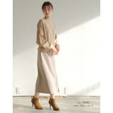 女性らしいムードが感じられる！フロントスリットHラインスカート | aquagarage | 詳細画像20 