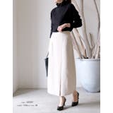 女性らしいムードが感じられる！フロントスリットHラインスカート | aquagarage | 詳細画像22 