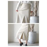 女性らしいムードが感じられる！フロントスリットHラインスカート | aquagarage | 詳細画像8 