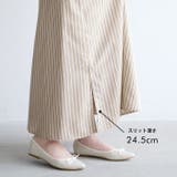 大人美シルエットに仕上がる♪無地orストライプから選べるサマーフレアスカート | aquagarage | 詳細画像11