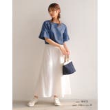 大人美シルエットに仕上がる♪無地orストライプから選べるサマーフレアスカート | aquagarage | 詳細画像14