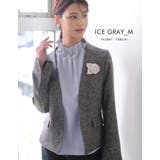 1枚着るだけでコーデが華やかに!フリルネックブラウス オフィスカジュアル | aquagarage | 詳細画像25