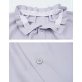 1枚着るだけでコーデが華やかに!フリルネックブラウス オフィスカジュアル | aquagarage | 詳細画像7