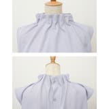 1枚着るだけでコーデが華やかに!フリルネックブラウス オフィスカジュアル | aquagarage | 詳細画像8