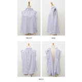 1枚着るだけでコーデが華やかに!フリルネックブラウス オフィスカジュアル | aquagarage | 詳細画像9