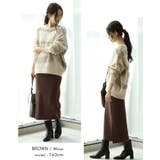 裏起毛で肌寒い季節もあたたか！ リブタイトロングスカート | aquagarage | 詳細画像28 