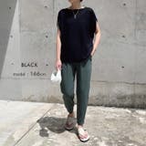 すっきり美ラインでサラッと快適!ドルマンスリーブサマーニットトップス | aquagarage | 詳細画像14