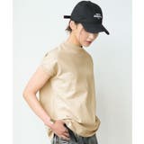 ベージュ | カジュアルなのに上品魅せ!モックネックTシャツ | aquagarage
