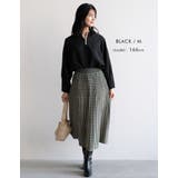 ネックレスいらずの華やかなデザイン♪パール付きキーネックブラウス オフィスカジュ… | aquagarage | 詳細画像14 