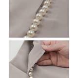 ネックレスいらずの華やかなデザイン♪パール付きキーネックブラウス オフィスカジュ… | aquagarage | 詳細画像7 