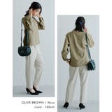 フロントの飾りボタンが上品で大人っぽいキーネックブラウス オフィスカジュアル | aquagarage | 詳細画像16