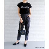 新色追加！大人っぽく綺麗に着られる♪フレンチスリーブロゴTシャツ | aquagarage | 詳細画像14 