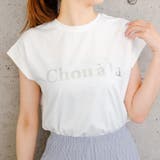 ホワイト：シルバー | 新色追加！大人っぽく綺麗に着られる♪フレンチスリーブロゴTシャツ | aquagarage
