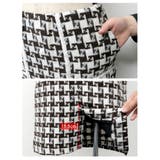 レトロで大人っぽい雰囲気を演出♪総柄ツイードタイトスカート | aquagarage | 詳細画像12