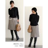 レトロで大人っぽい雰囲気を演出♪総柄ツイードタイトスカート | aquagarage | 詳細画像14