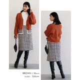 レトロで大人っぽい雰囲気を演出♪総柄ツイードタイトスカート | aquagarage | 詳細画像16