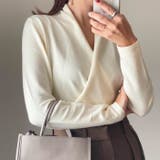 さっと着られて他と差がつく♪カシュクールニットトップス | aquagarage | 詳細画像2