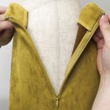 新色登場！動く度にひらりと揺れるフェミニンな1枚！スエードフレアロングスカート | aquagarage | 詳細画像36 