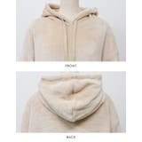 ふんわり気持ちいいボア素材!2丈から選べるゆるシルエットボアパーカー | aquagarage | 詳細画像7