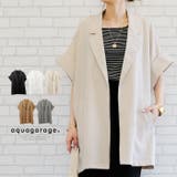 ラフな仕上がりが特徴!シャツ感覚で羽織れる半袖ジャケット | aquagarage | 詳細画像1