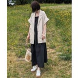 ラフな仕上がりが特徴!シャツ感覚で羽織れる半袖ジャケット | aquagarage | 詳細画像16
