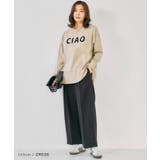 【新色追加】カジュアルなロゴがスタイリングのポイントになる長袖ロゴTシャツ | aquagarage | 詳細画像14 