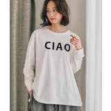 【新色追加】カジュアルなロゴがスタイリングのポイントになる長袖ロゴTシャツ | aquagarage | 詳細画像2 