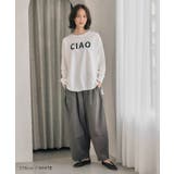 【新色追加】カジュアルなロゴがスタイリングのポイントになる長袖ロゴTシャツ | aquagarage | 詳細画像4 