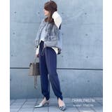 きれいめなスタイリングにも活用できるセンター切り替えジョガーパンツ | aquagarage | 詳細画像12 