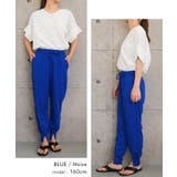 きれいめなスタイリングにも活用できるセンター切り替えジョガーパンツ | aquagarage | 詳細画像15 