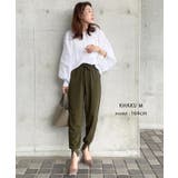 きれいめなスタイリングにも活用できるセンター切り替えジョガーパンツ | aquagarage | 詳細画像6 