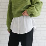 シャツホワイト | オシャレ見せが叶う♪選べる裾付きトップス | aquagarage